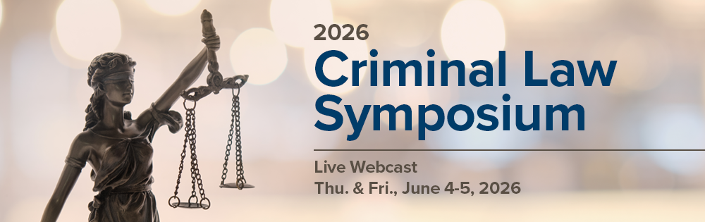 Criminal Law Symposium 2026